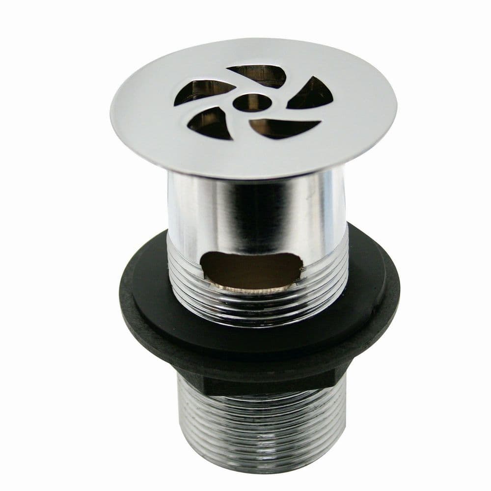 Deva WSTGR114/S Chrome Grated Waste 1 1/4" Slotted Waste