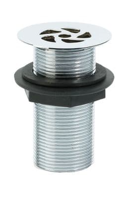 Deva WSTGR114/UNS Chrome Grated Waste 1 1/4