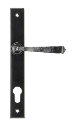 From The Anvil 33033 Black Avon Slimline Lever Espag. Lock Set