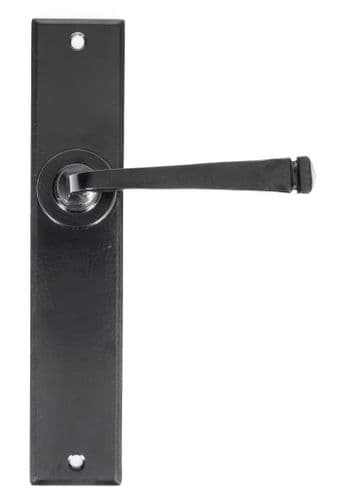 From The Anvil 33094 Black Large Avon Lever Latch Set