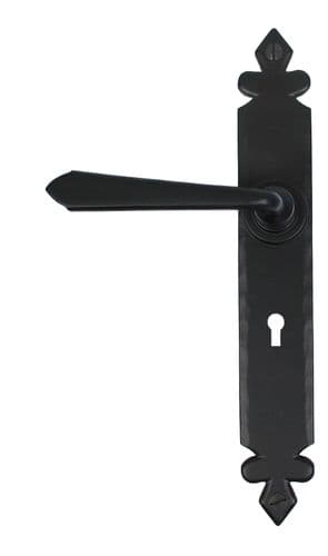 From The Anvil 33116 Black Cromwell Lever Lock Set