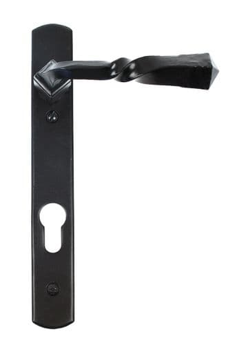 From The Anvil 33119 Black Narrow Lever Espag. Lock Set