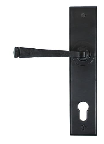 From The Anvil 33123 Black Avon Lever Espag. Lock Set