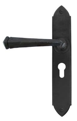 From The Anvil 33269 Beeswax Gothic Lever Euro Lock Set