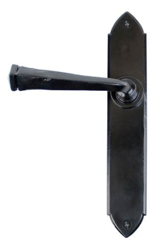 From The Anvil 33275 Black Gothic Lever Latch Set