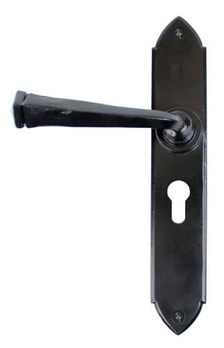 From The Anvil 33277 Black Gothic Lever Euro Lock Set