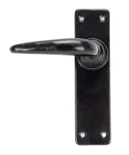 From The Anvil 33317 Black Smooth Lever Latch Set