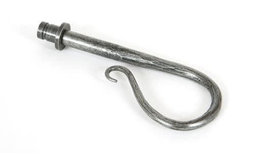 From The Anvil 33708 Pewter Shepherd's Crook Curtain Finial (pair)