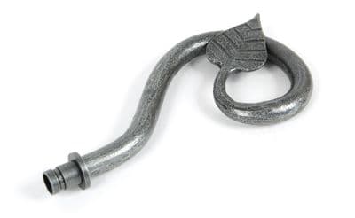 From The Anvil 33733 Pewter Leaf Curtain Finial (pair)