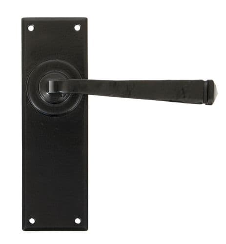 From The Anvil 33823 Black Avon Lever Latch Set
