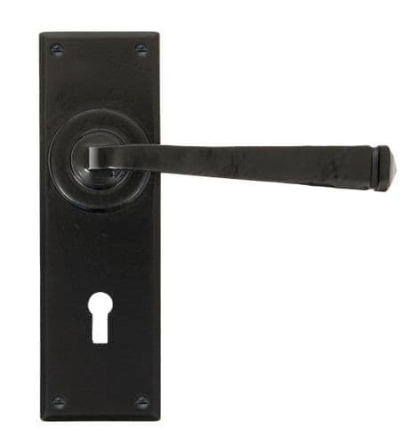 From The Anvil 33824 Black Avon Lever Lock Set