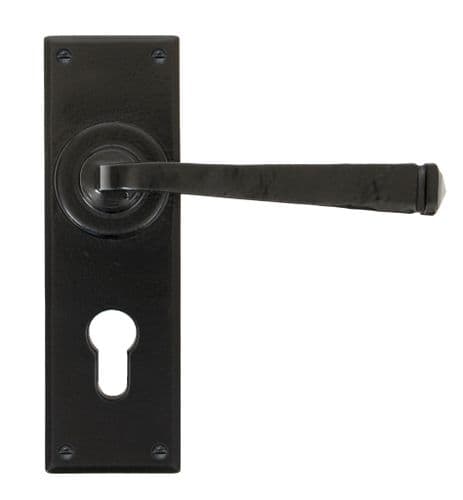 From The Anvil 33826 Black Avon Lever Euro Lock Set