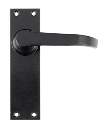 From The Anvil 33878 Black Deluxe Lever Latch Set