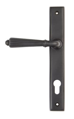 From The Anvil 45332 Aged Bronze Hinton Slimline Lever Espag. Lock Set