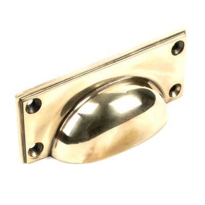 From The Anvil 45400 Aged Brass Art Deco Drawer Pull