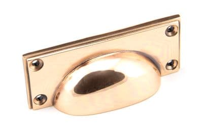 From The Anvil 45404 Polished Bronze Art Deco Drawer Pull
