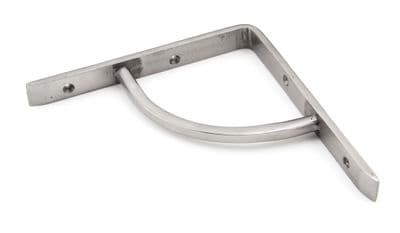 From The Anvil 45420 Natural Smooth 6'' x 6'' Plain Shelf Bracket