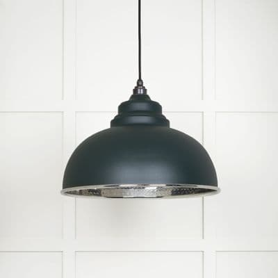 From The Anvil 45472DI Hammered Nickel Harborne Pendant in Dingle