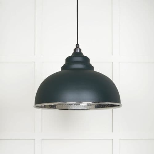 From The Anvil 45472DI Hammered Nickel Harborne Pendant in Dingle