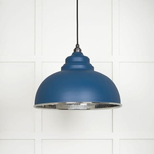 From The Anvil 45472U Hammered Nickel Harborne Pendant in Upstream