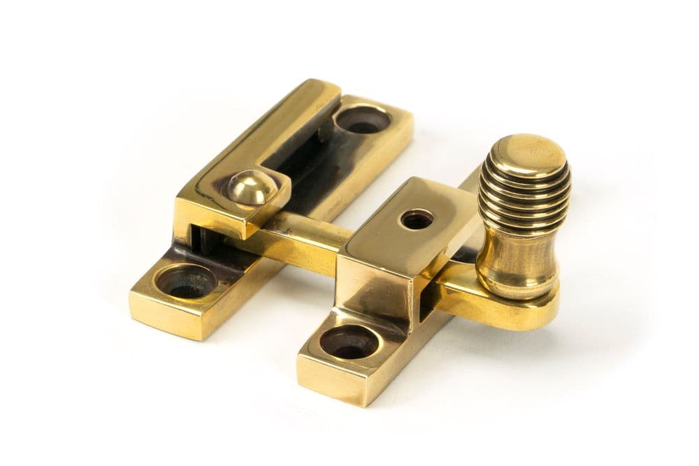 From The Anvil 45480 Aged Brass Beehive Quadrant Fastener - Narrow