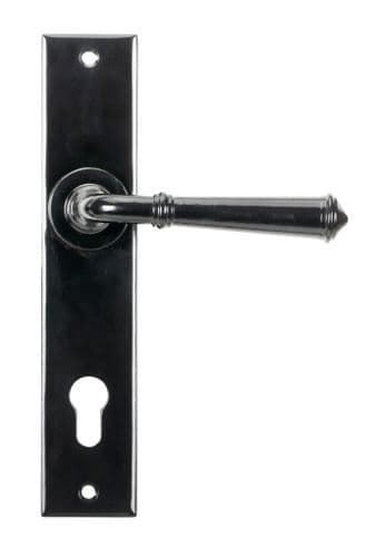 From The Anvil 45589 Black Regency Lever Espag. Lock Set