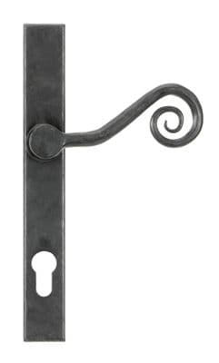 From The Anvil 45594R External Beeswax Monkeytail Slim. Lever Espag. Lock Set - RH
