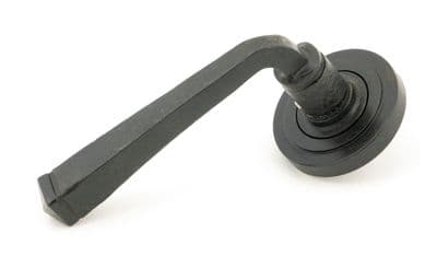 From The Anvil 45628 External Beeswax Avon Round Lever on Rose Set (Art Deco)