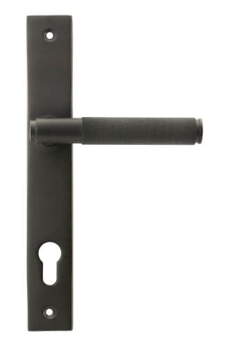 From The Anvil 45775 Aged Bronze Brompton Slimline Espag. Lock Set