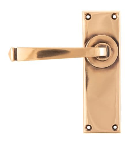 From The Anvil 45788 Polished Bronze Avon Lever Latch Set