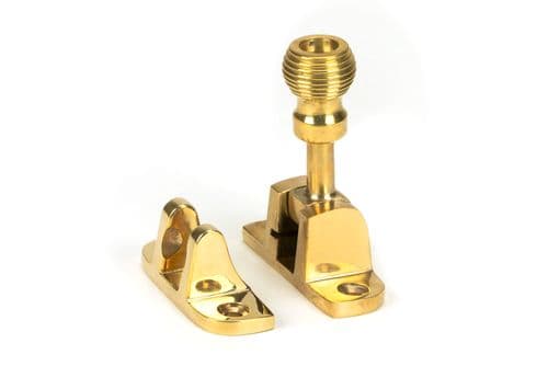 From The Anvil 45952 Polished Brass Beehive Brighton Fastener (Radiused)