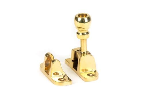 From The Anvil 45957 Polished Brass Mushroom Brighton Fastener (Radiused)