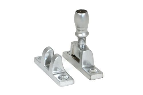 From The Anvil 45981 Satin Chrome Mushroom Brighton Fastener - Narrow (Square)