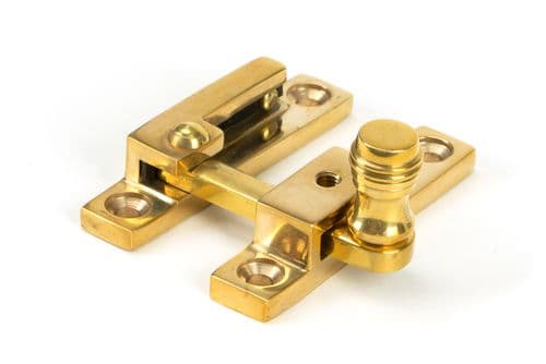 From The Anvil 45987 Polished Brass Prestbury Quadrant Fastener - Narrow