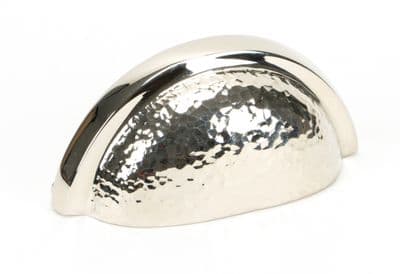 From The Anvil 46042 Polished Nickel Hammered Regency Concealed Drawer Pull