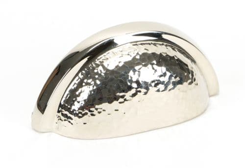 From The Anvil 46042 Polished Nickel Hammered Regency Concealed Drawer Pull