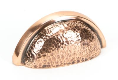 From The Anvil 46045 Polished Bronze Hammered Regency Concealed Drawer Pull