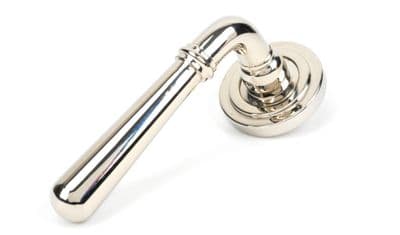 From The Anvil 46058 Polished Nickel Newbury Lever on Rose Set (Art Deco)