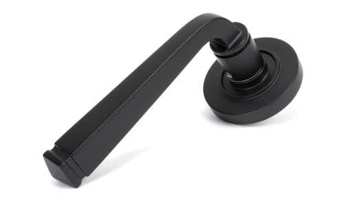 From The Anvil 46089 Aged Bronze Avon Round Lever on Rose Set (Plain)