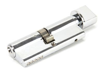 From The Anvil 46276 Polished Chrome 40/40 5pin Euro Cylinder/Thumbturn KA