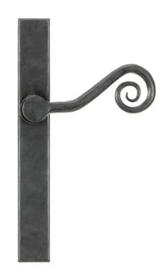 From The Anvil 46399R External Beeswax Monkeytail Slimline Lever Espag. Latch Set -RH