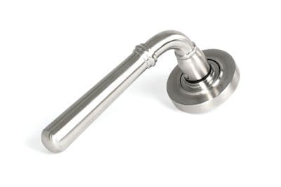 From The Anvil 46510 Satin Marine SS (316) Newbury Lever on Rose Set (Plain)