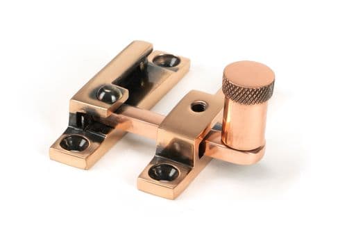 From The Anvil 46579 Polished Bronze Brompton Quadrant Fastener - Narrow