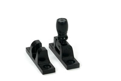 From The Anvil 46599 Black Mushroom Brighton Fastener - Narrow (Square)