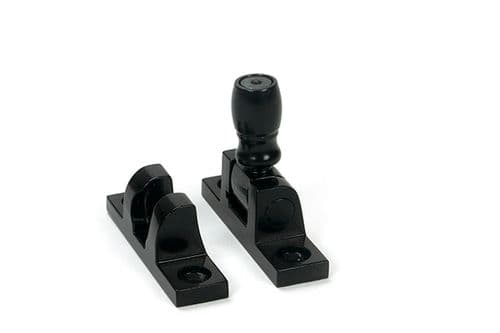From The Anvil 46599 Black Mushroom Brighton Fastener - Narrow (Square)