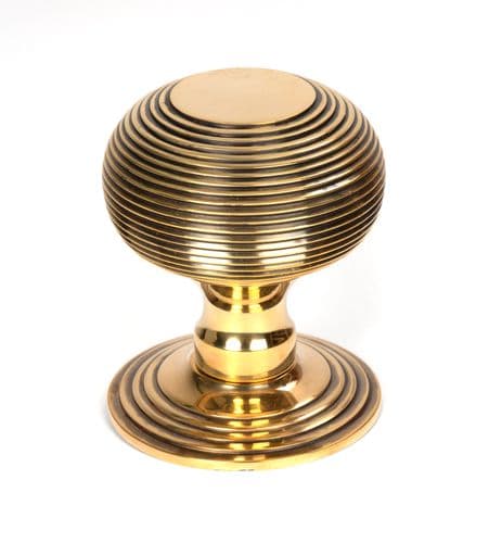 From The Anvil 46654 Aged Brass Beehive Centre Door Knob