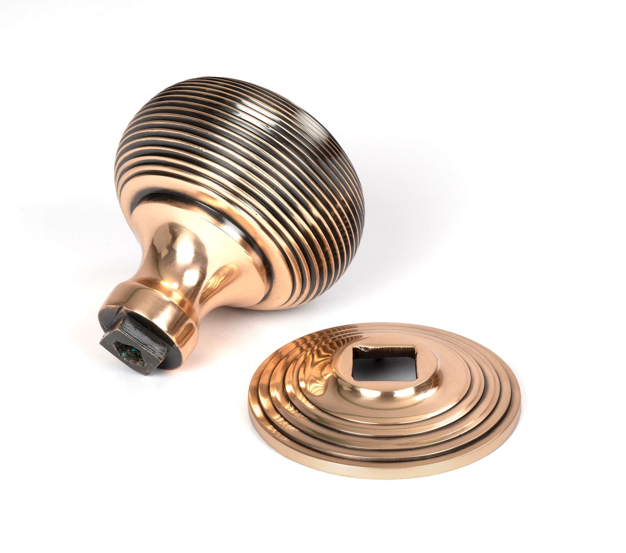 From The Anvil 46658 Polished Bronze Beehive Centre Door Knob
