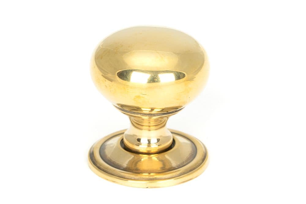 From The Anvil 46723 Aged Brass Mushroom Cabinet Knob 32mm