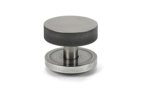 From The Anvil 46762 Pewter Brompton Centre Door Knob (Plain)