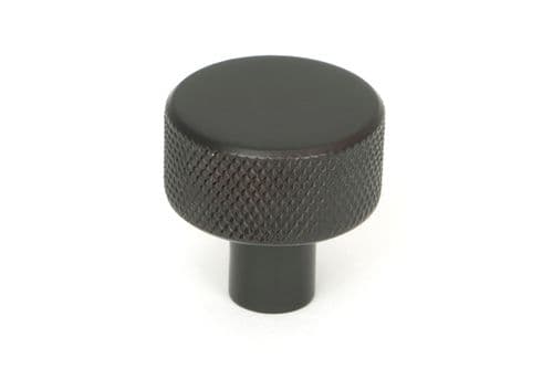 From The Anvil 46827 Aged Bronze Brompton Cabinet Knob - 25mm (No Rose)